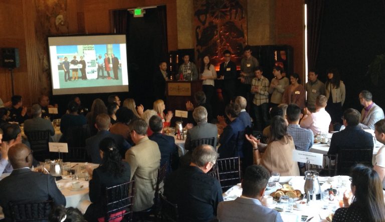 Winning teams and individuals from the 2018 AFSF High School Design Competition are honored at the annual AFSF Awards Breakfast